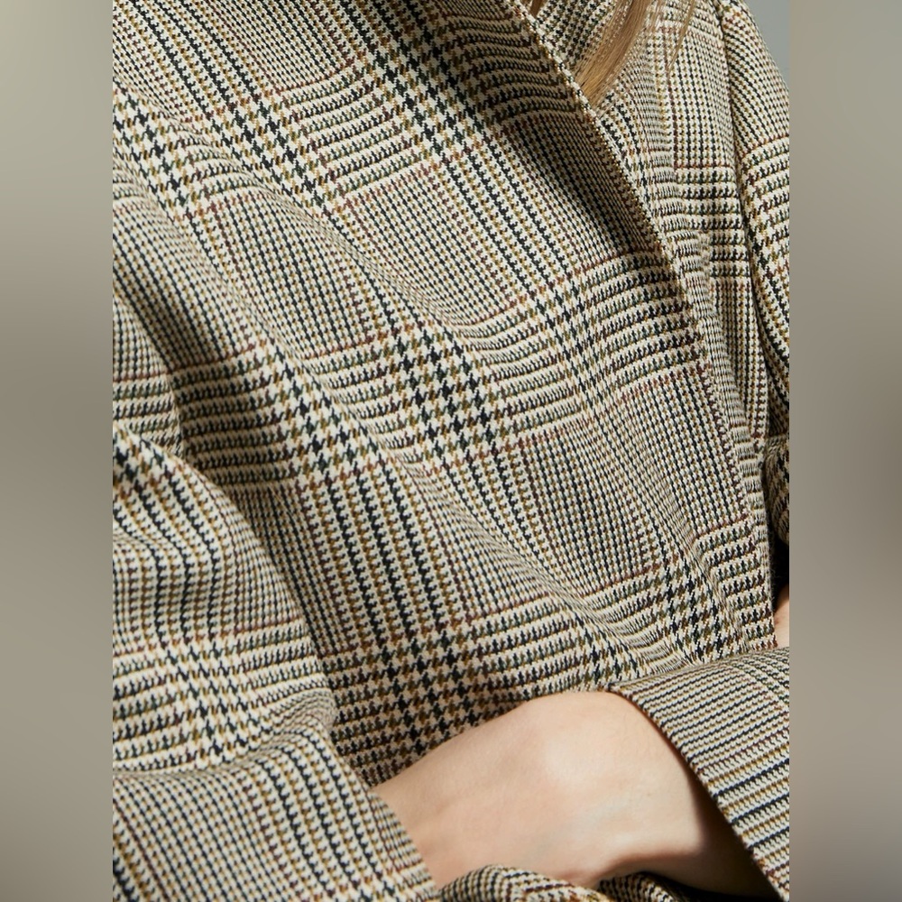 Andrea Tang houndstooth blazer with vest set - Picture 4 of 9